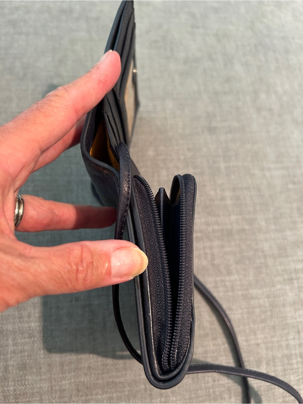 Leather JCON Los Angeles Crossbody Purse/ Wallet - Picture 5 of 10